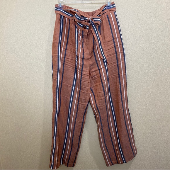 Per Se Linen blend crop pants - Picture 2 of 6